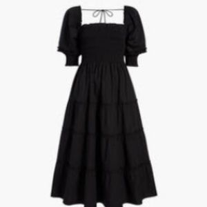 NWT Hill House Nesli Nap Dress in black